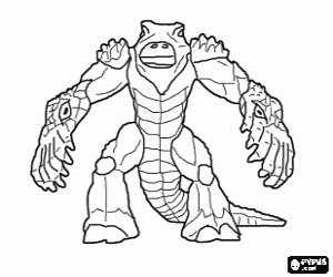 Colorear Imprevisible silencioso, Gormiti