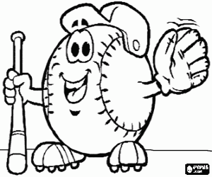 Colorear Indispensables para el béisbol