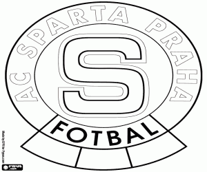 Colorear Insignia de AC Sparta Praha