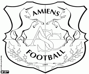 Colorear Insignia de Amiens SC