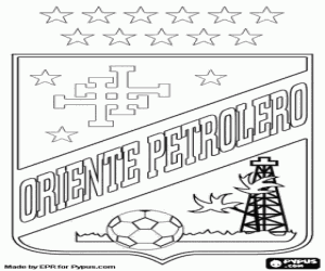 Colorear Insignia de CD Oriente Petrolero