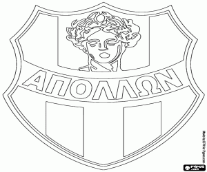 Colorear Insignia de FC Apollon Smyrnis