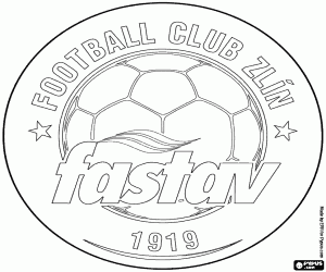 Colorear Insignia de FC Fastav Zlín