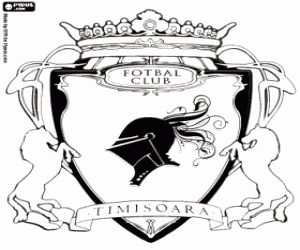 Colorear Insignia de FC Timisoara