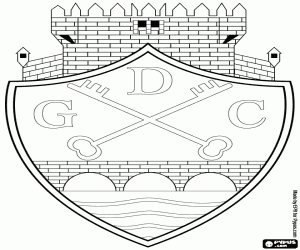 Colorear Insignia de GD Chaves