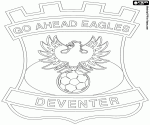 Colorear Insignia de Go Ahead Eagles