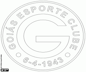 Colorear Insignia de Goiás Esporte Clube