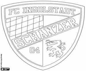 Colorear Insignia de Ingolstadt 04