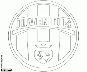 Colorear Insignia de la Juventus