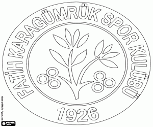 Colorear Insignia de Karagümrük SK