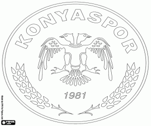 Colorear Insignia de Konyaspor
