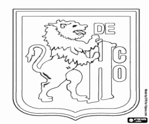 Colorear Insignia de León de Huánuco