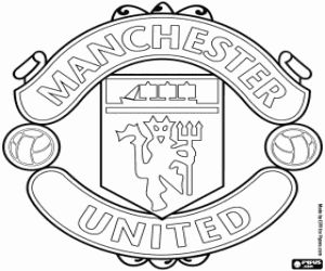 Colorear Insignia de Manchester United FC