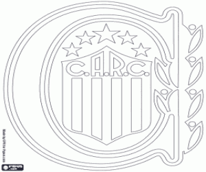 Colorear Insignia de Rosario Central