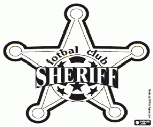 Colorear Insignia de Sheriff Tiraspol