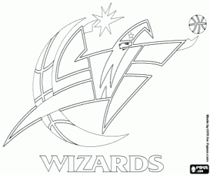 Colorear Insignia de Washington Wizards