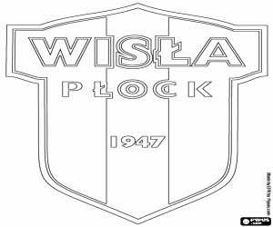Colorear Insignia de Wisła Płock