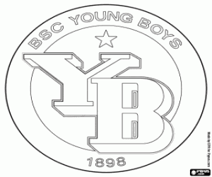 Colorear Insignia de Young Boys