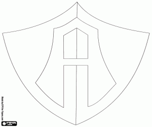 Colorear Insignia del Atlas Fútbol Club