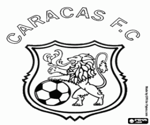 Colorear Insignia del Caracas FC