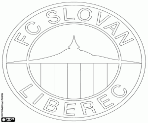Colorear Insignia del FC Slovan Liberec