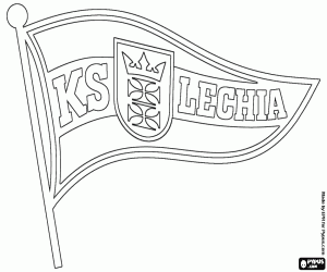 Colorear Insignia del Lechia Gdańsk