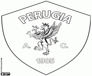 Colorear Insignia del Perugia Calcio
