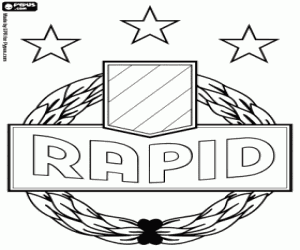 Colorear Insignia del Rapid Viena