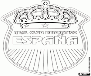 Colorear Insignia del Real España