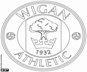 Colorear Insignia del Wigan Athletic
