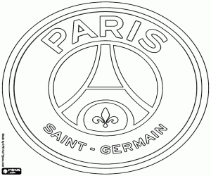 Colorear Insignia Paris Saint-Germain FC