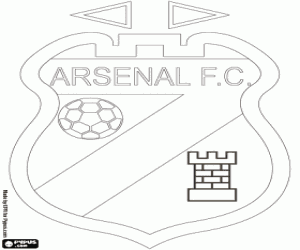 Colorear Insígnia del Arsenal de Sarandí