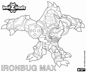 Colorear Ironbug Max, Invizimal de Japón
