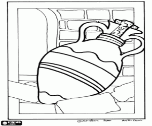 Colorear Jarra con alimento kosher