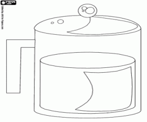 Colorear Jarra de plástico para el avión