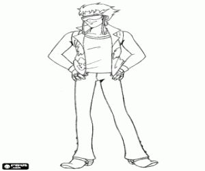 Colorear Josh Kirkcpatrick de Team Galaxy