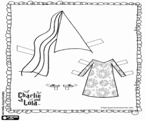 Colorear Juego para vestir a Lola de hada