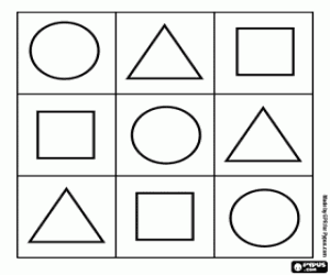 Colorear Jugar con las formas geométricas