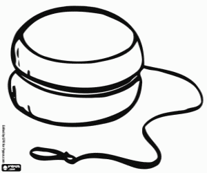 Colorear Un yo-yo, un juguete