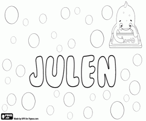 Colorear Julen, derivado de Julianus