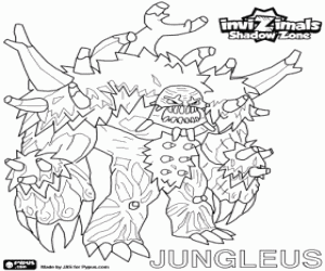 Colorear Jungleus, Invizimals Shadow Zone