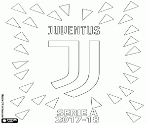 Colorear Juve, Serie A 2017-2018