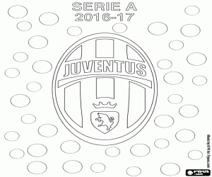 Colorear Juventus, campeón 2016-2017