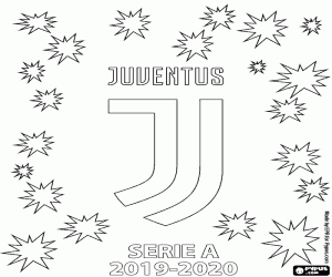 Colorear Juventus, campeón 2019-2020