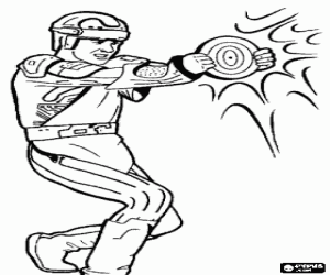 Colorear Kevin Lynn Clu y el disco de luz