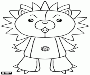 Colorear Kon, personaje de Bleach