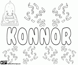 Colorear Konnor, variante de Connor