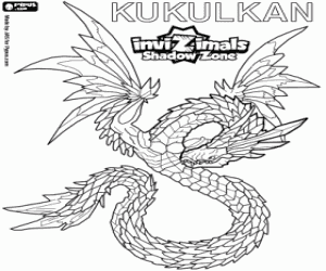Colorear Kukulkan, Invizimals LOD