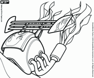 Colorear La concha del caracol Fuego