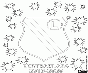 Colorear Legia Varsovia, campeón 2019-20